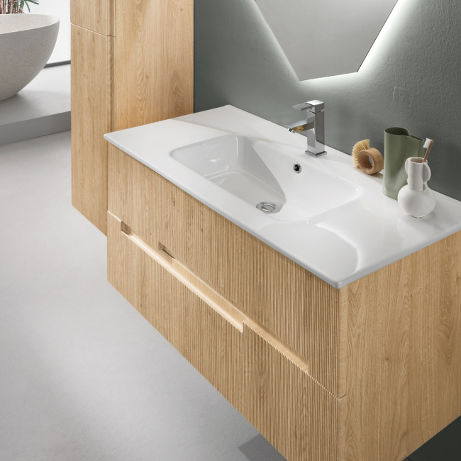 Mobilier Righe larice alb